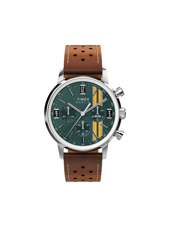 

Часы Marlin Chronograph TW2W99100 Timex, серебряный
