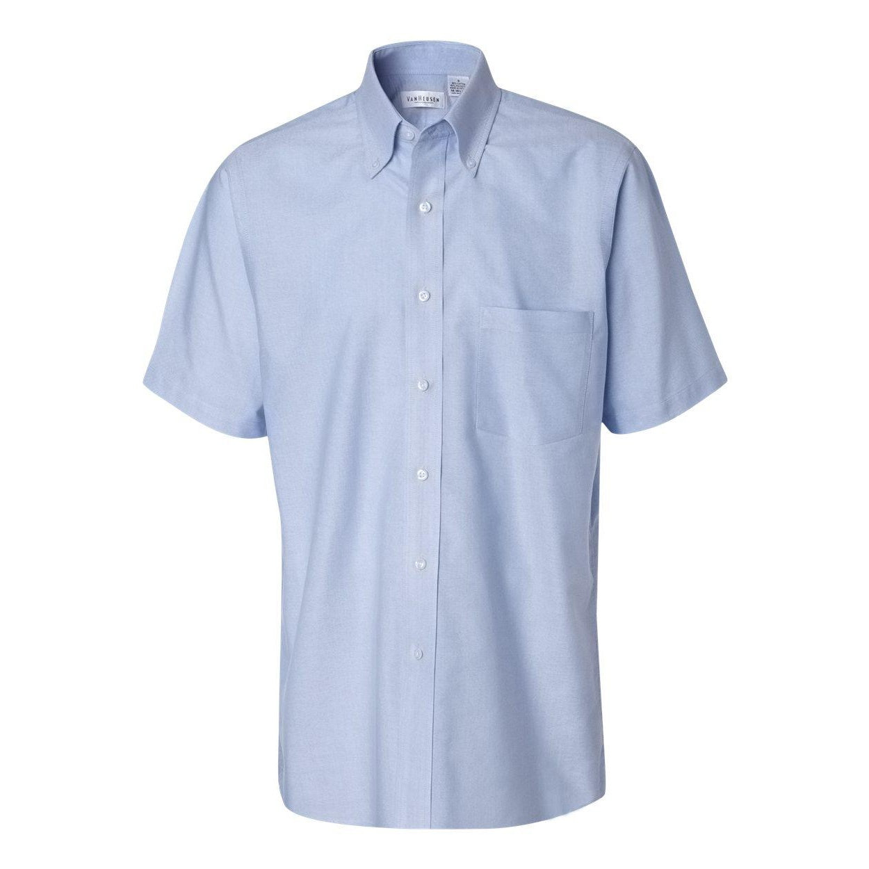 

Оксфордская рубашка с короткими рукавами Van Heusen, светло-голубой