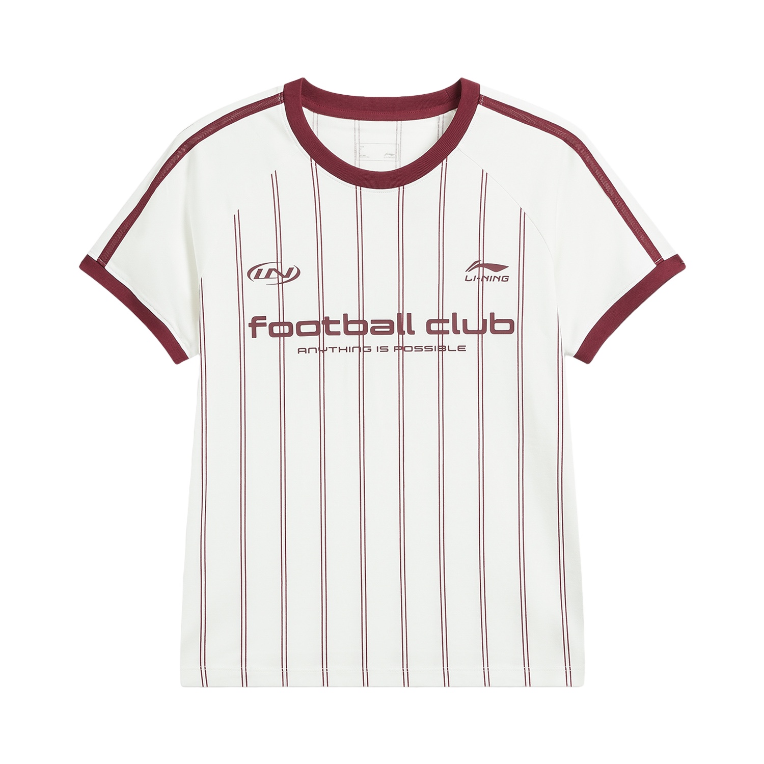 

Футболка Li-Ning Sports Life Collection Women's, красный stripes full print