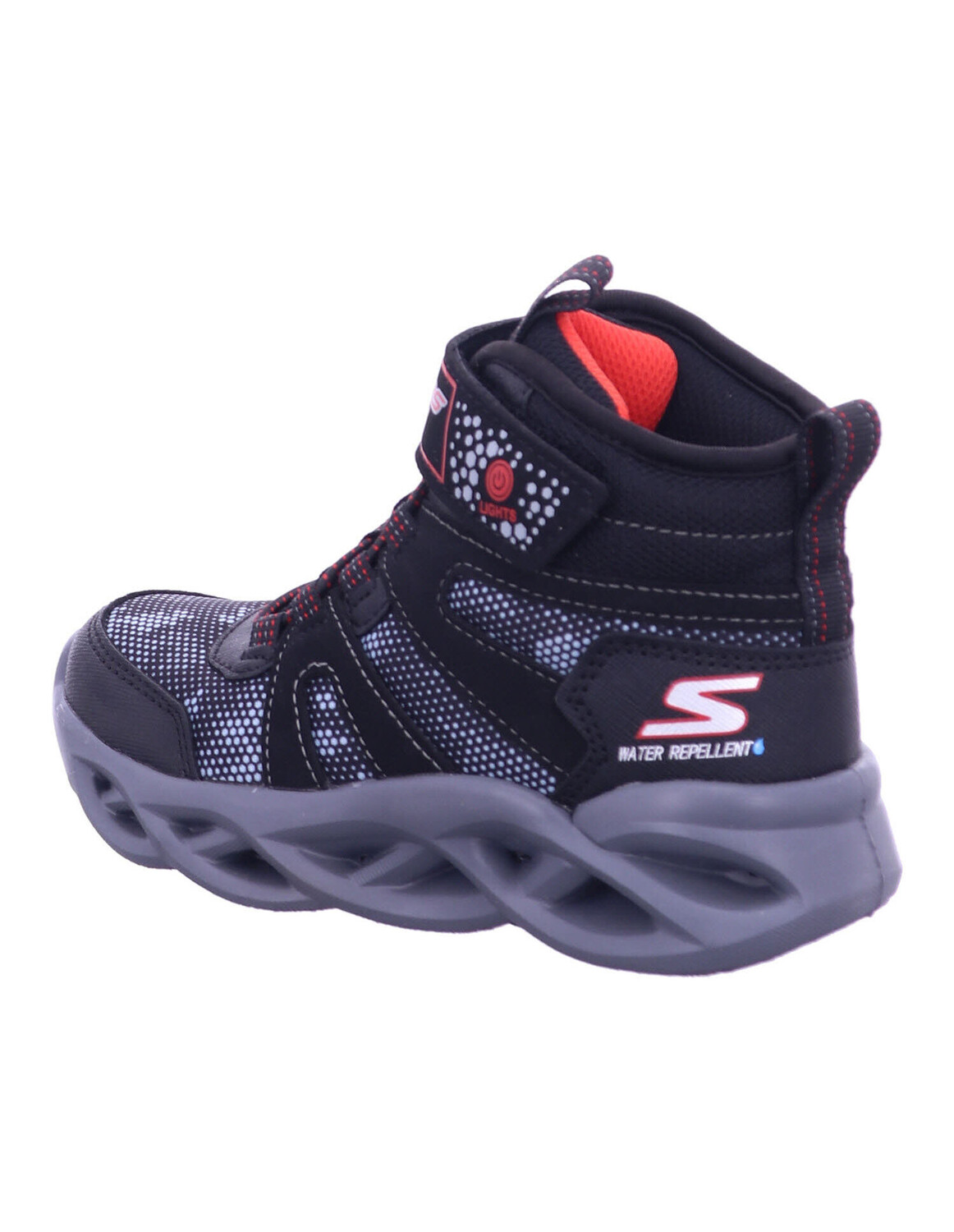 Ботинки Skechers Wanderstiefel S LIGHTS-TWISTED-BRIGHTS-ZERRIX, цвет black/red — фото 3