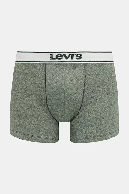 Боксеры хлопковые 2 шт Levi's, зеленый — фото 3