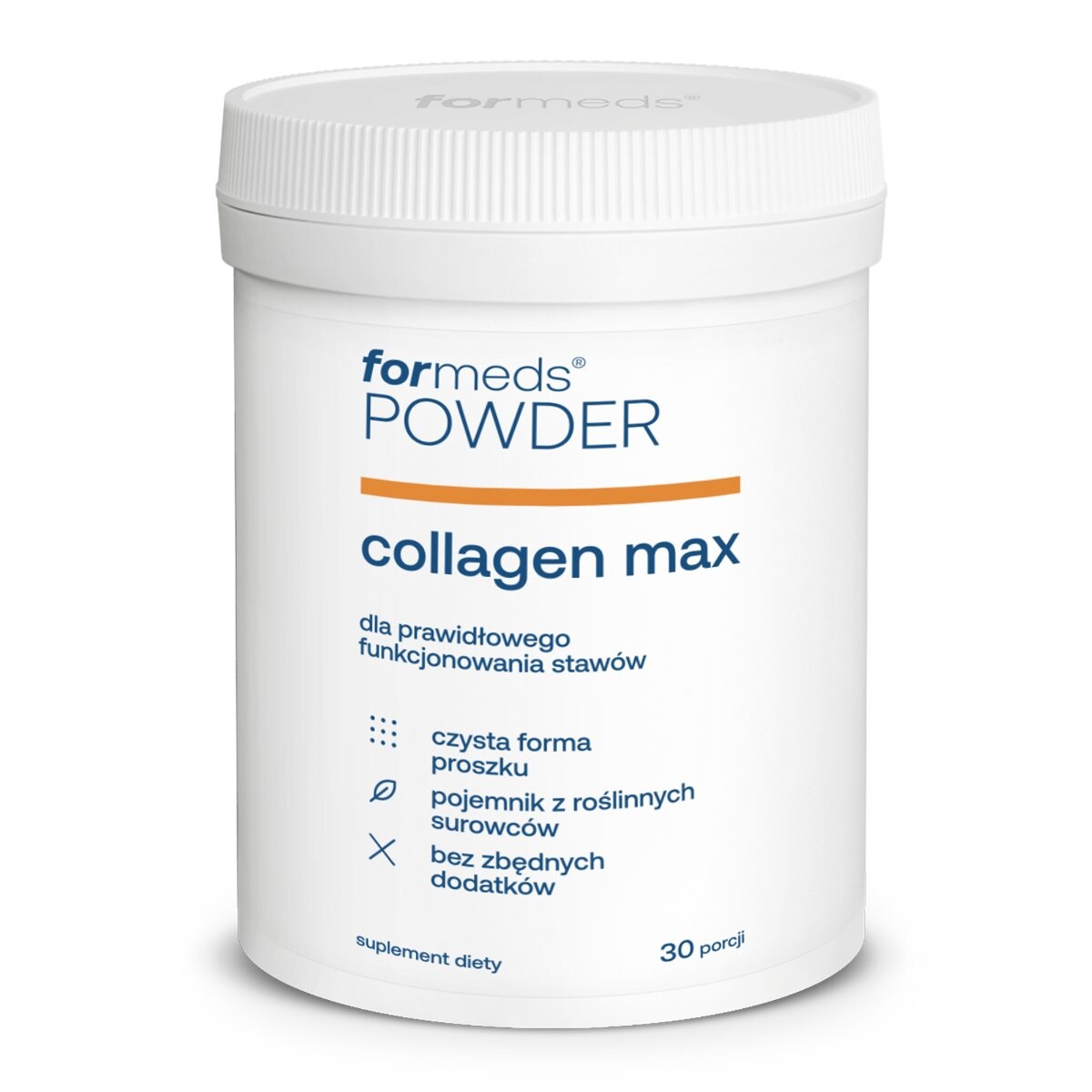 

ForMeds Powder Collagen MAX, коллаген, витамины C, D и K и гиалуроновая кислота, 30 порций Inna Marka