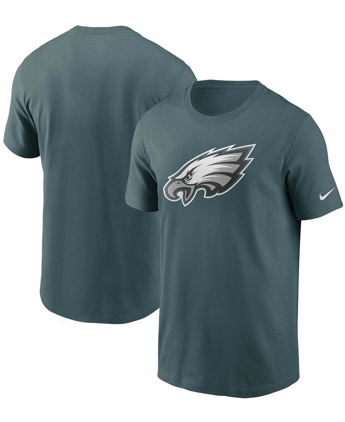 

Мужская темно-зеленая футболка с основным логотипом Philadelphia Eagles Nike