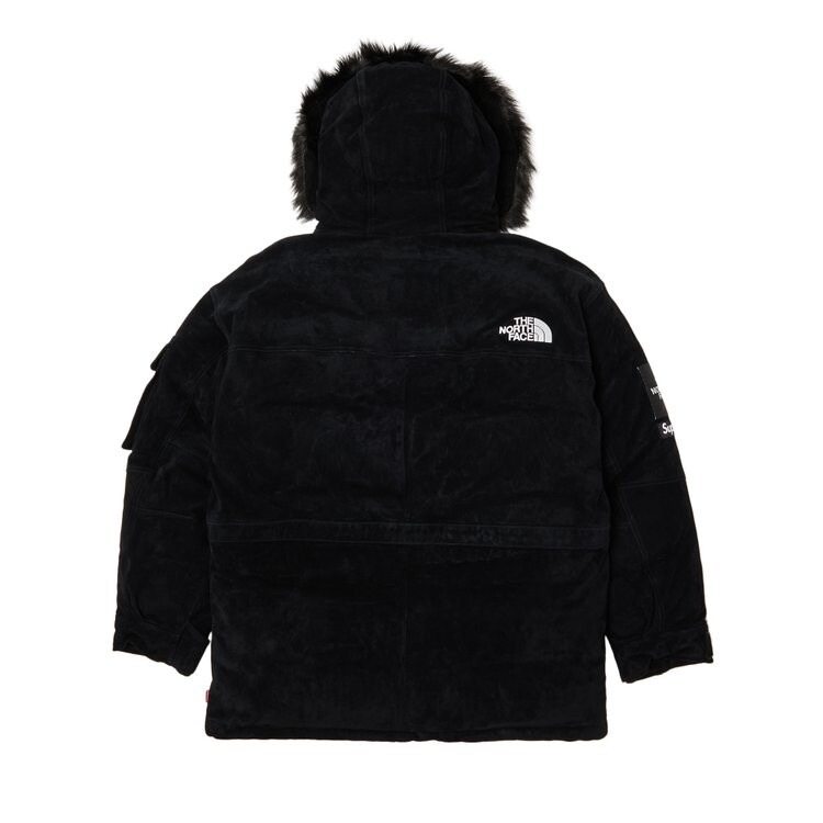Парка Supreme x The North Face Suede 600-Fill Down Parka, черный — фото 2