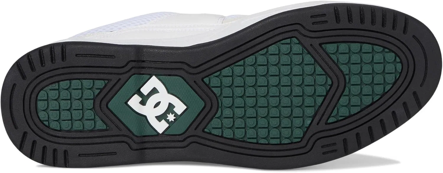 Мужские скейтбордические кроссовки DC Construct DC Shoes, White Black Green — фото 3