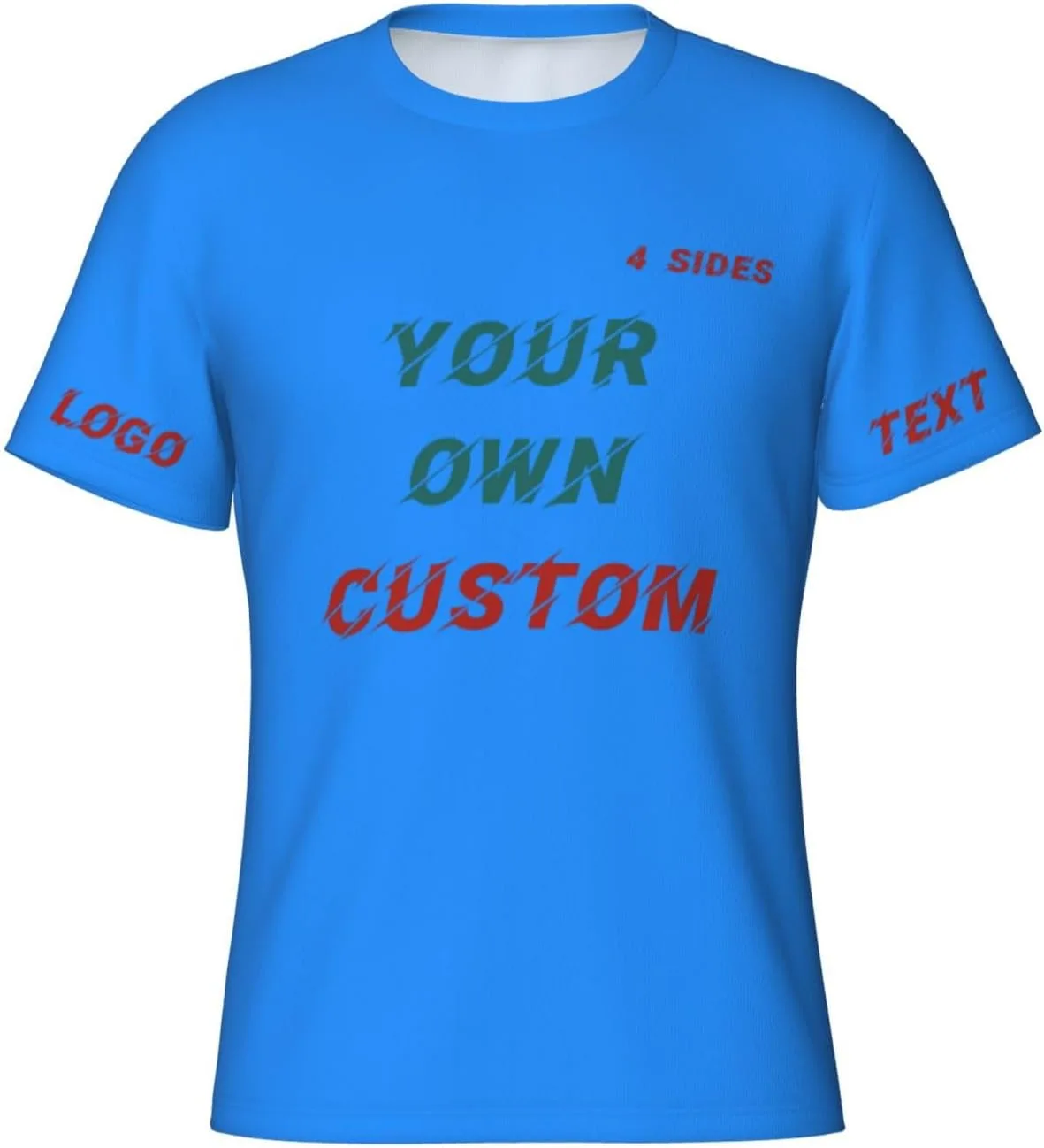 

Футболка Custom с принтом на 4 сторонах