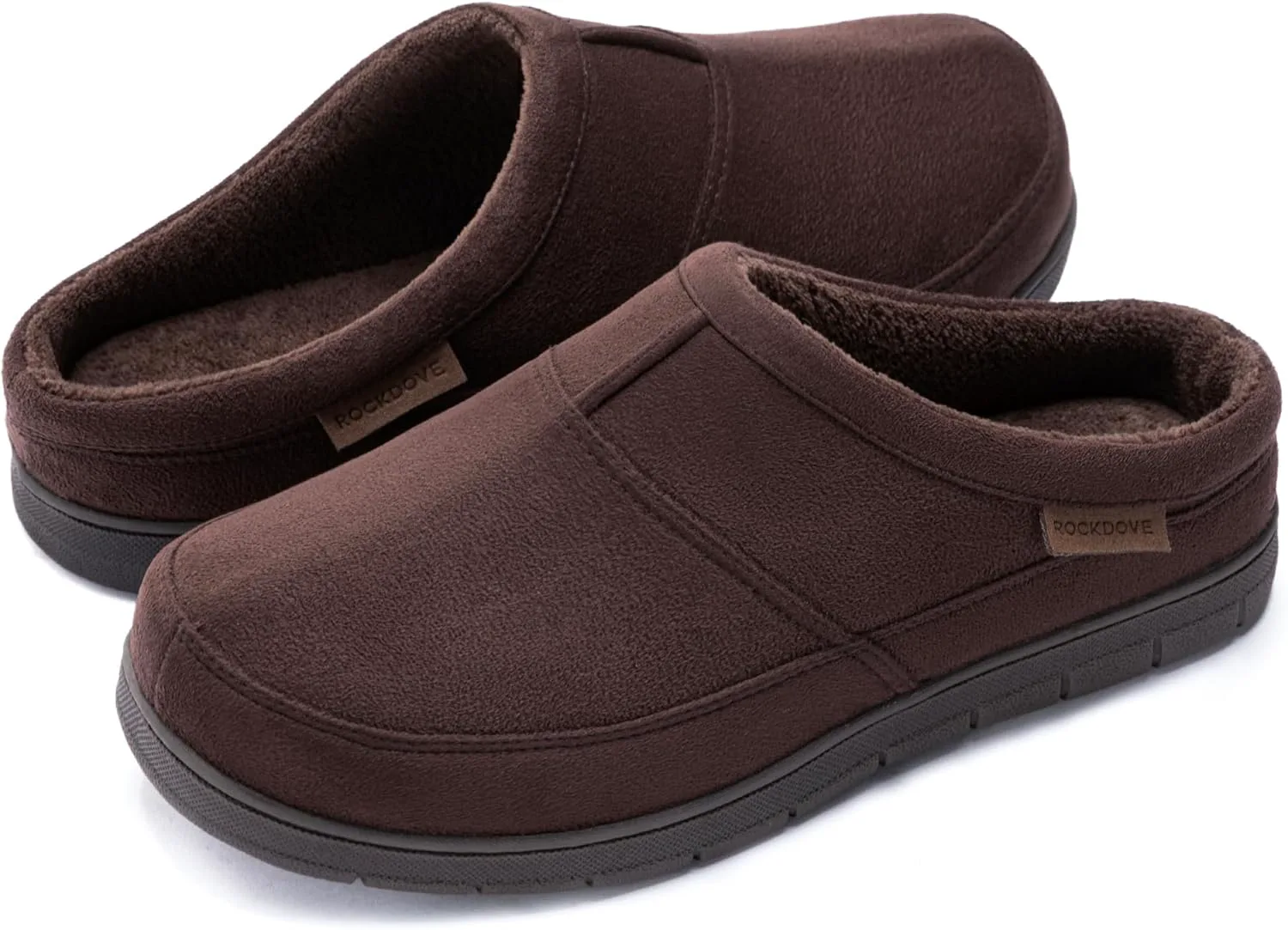 Мужские тапочки RockDove SoftStride из искусственной замши с мемори-пенной стелькой и подошвой для улицы и дома