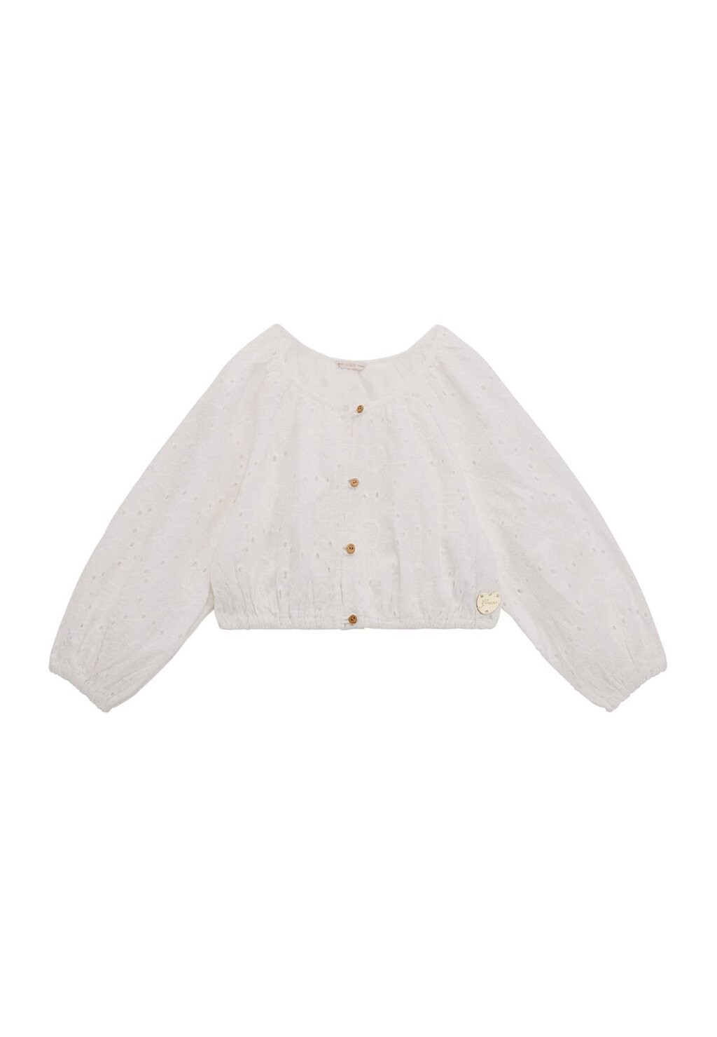 

Блузка BRODERIE ANGLAISE Guess, цвет weiß