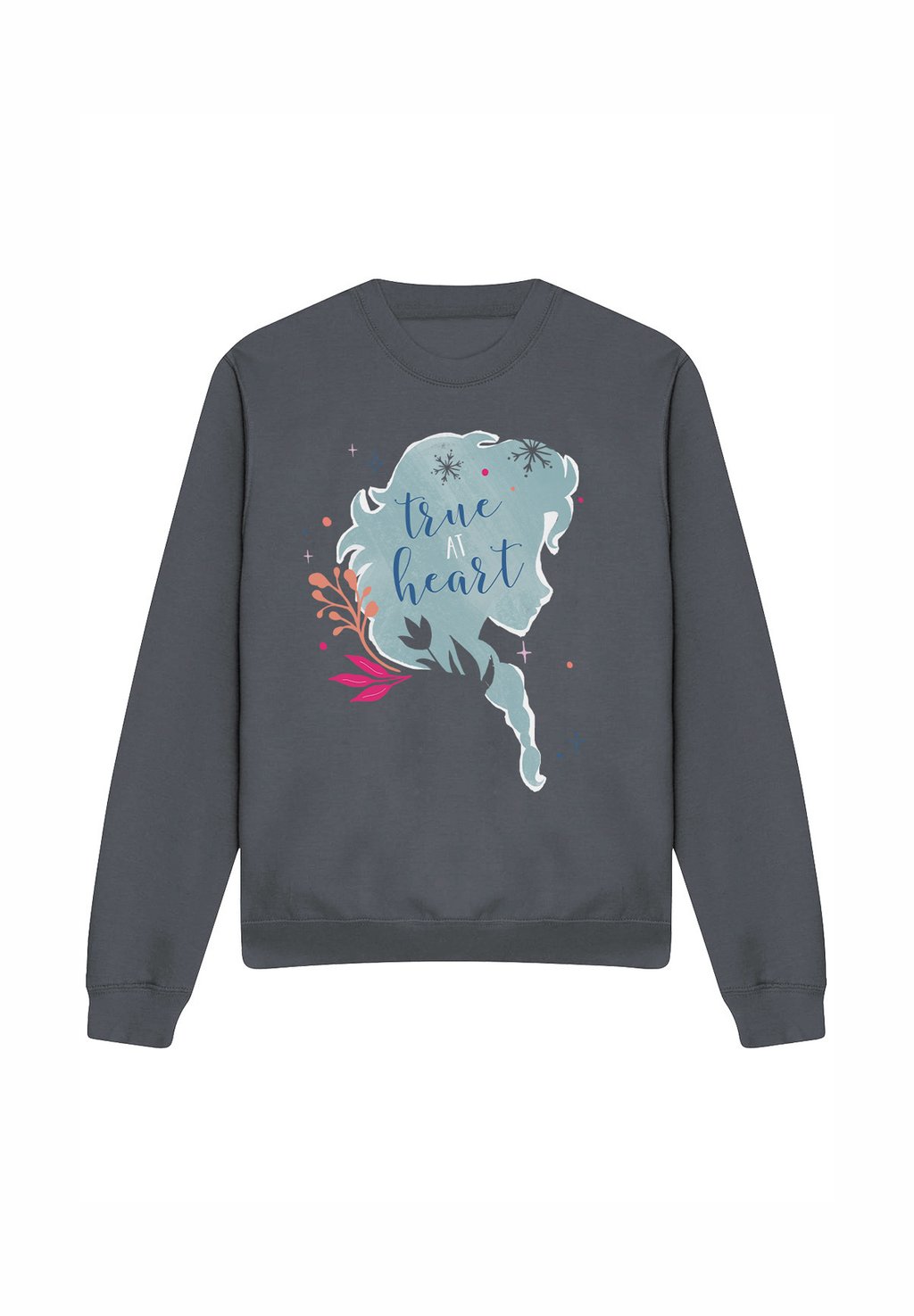 

Толстовка FROZEN TRUE AT HEART ELSA PRINT Disney, антрацит