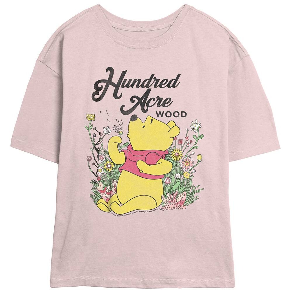 

Футболка Disney's Winnie The Pooh Juniors с изображением скиммера «Blowing Dandelions», цвет Blush