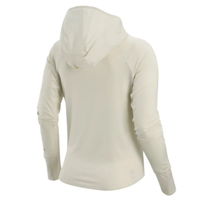 Женская беговая куртка с капюшоном Solar Chase Dri-FIT UV Protection Nike, Sea Glass/Sea Glass/Summit White — фото 3
