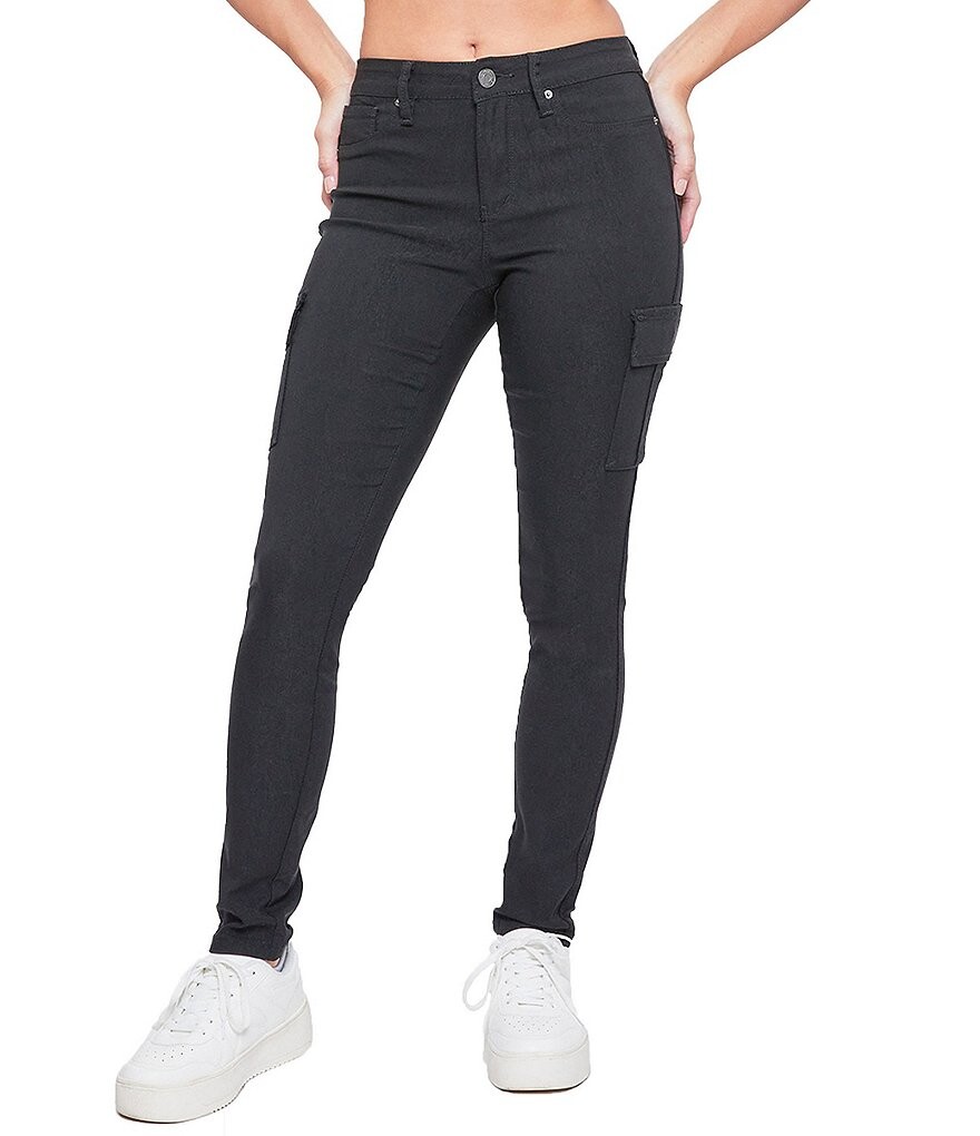 

YMI Jeanswear Джинсы-карго скинни гиперстрейч со средней посадкой, черный