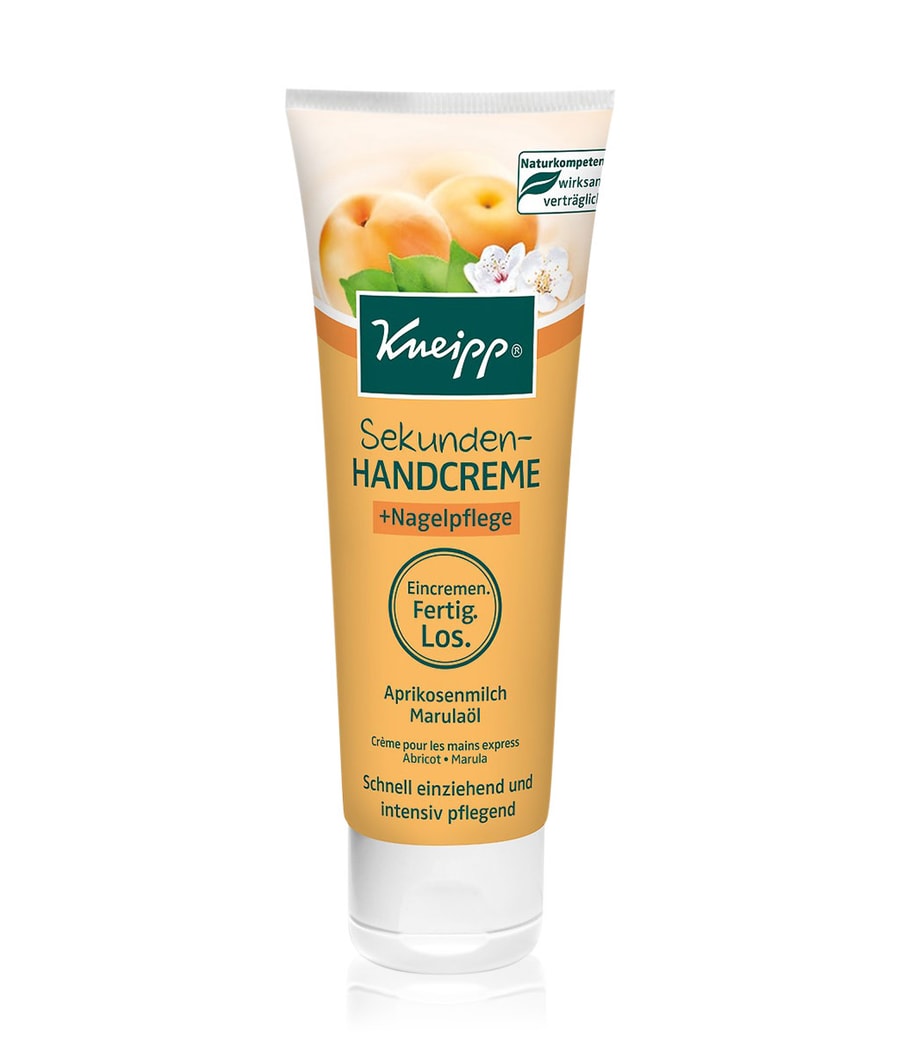 

Крем для рук Kneipp Sekunden-Handcreme Aprikosenmilch - Marulaöl, 75 ml
