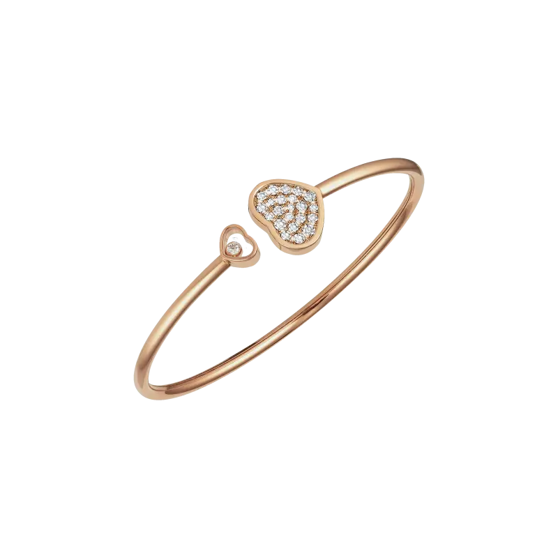 

Chopard - браслет giunco happy hearts, этическое розовое золото, бриллианты - 857482-5900 CHOPARD