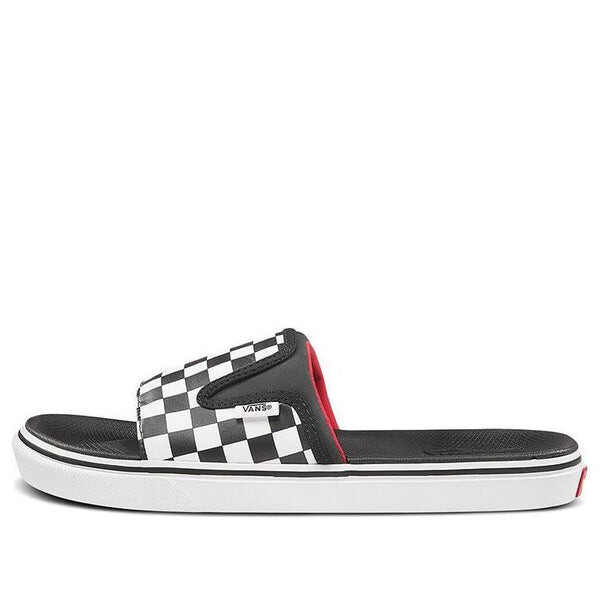 

Тапочки ultracush slide-onslippers black/white chess board black and white Vans, черный