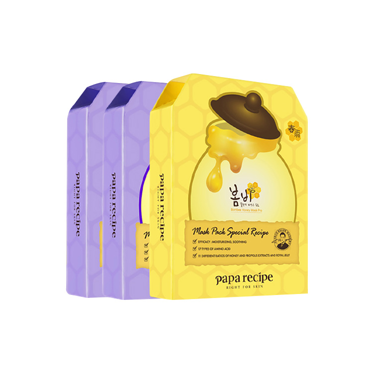 

Papa Recipe Yellow Purple Spring Rain Mel Set увлажняющие маски для лица 25 г/шт * 10 шт/коробка * 2