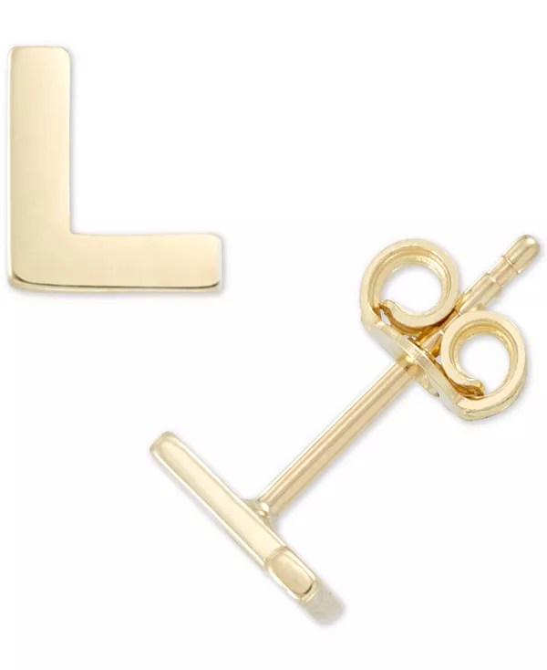 

Серьги-Гвоздики Initial из 10-каратного золота Macy'S, l