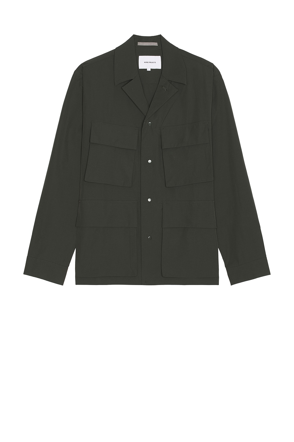 

Mads путешествия легкая рубашка-пиджак Norse Projects, black olive
