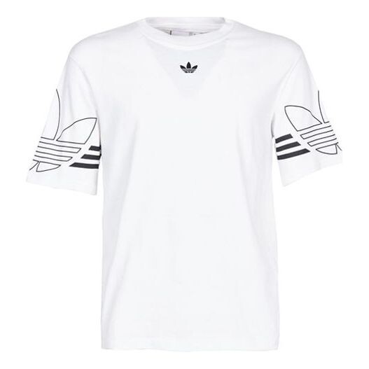 

Футболка originals outline tee round neck short sleeve white Adidas, белый