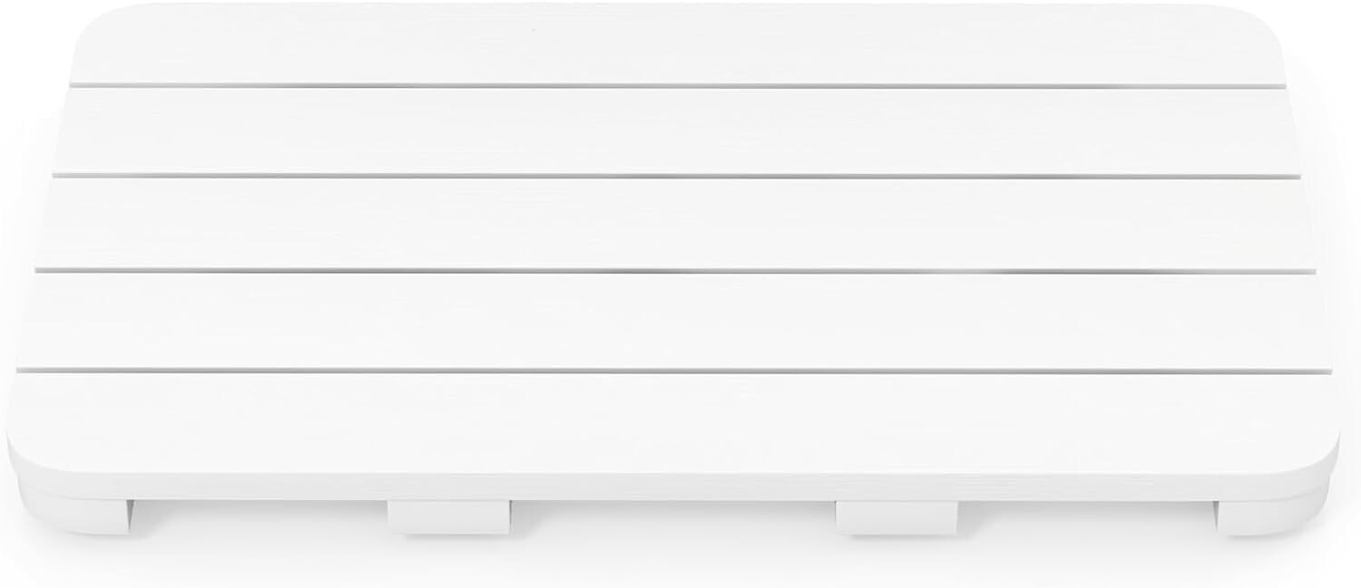 

Коврик для ванной COSTWAY Badematte 55x34cm, белый