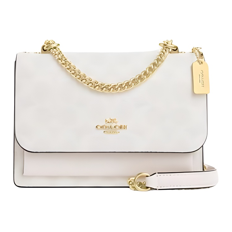 

COACH Кожаная искусственная сумка через плечо мини женская white