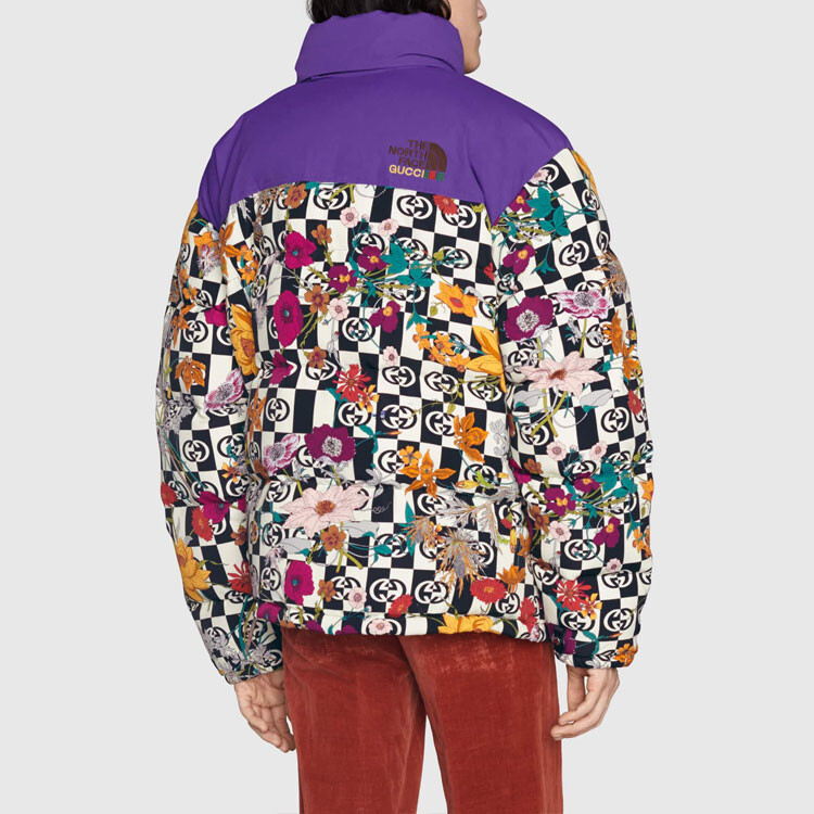 Пуховик The North Face x Gucci Multicolor — фото 4
