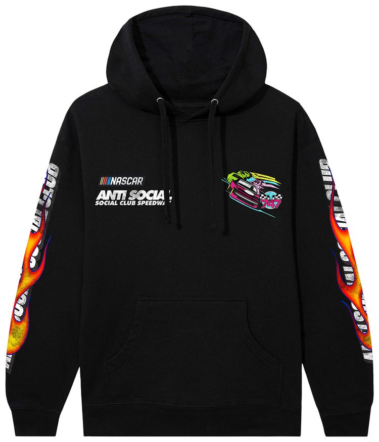 

Худи Anti Social Social Club x Nascar Daytona, черный