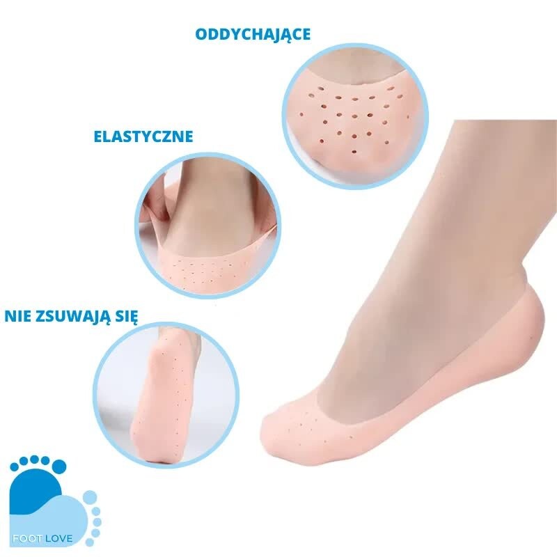 Силиконовые увлажняющие ножки для балеток 39-43 (2 шт) N18L Neuron — фото 3