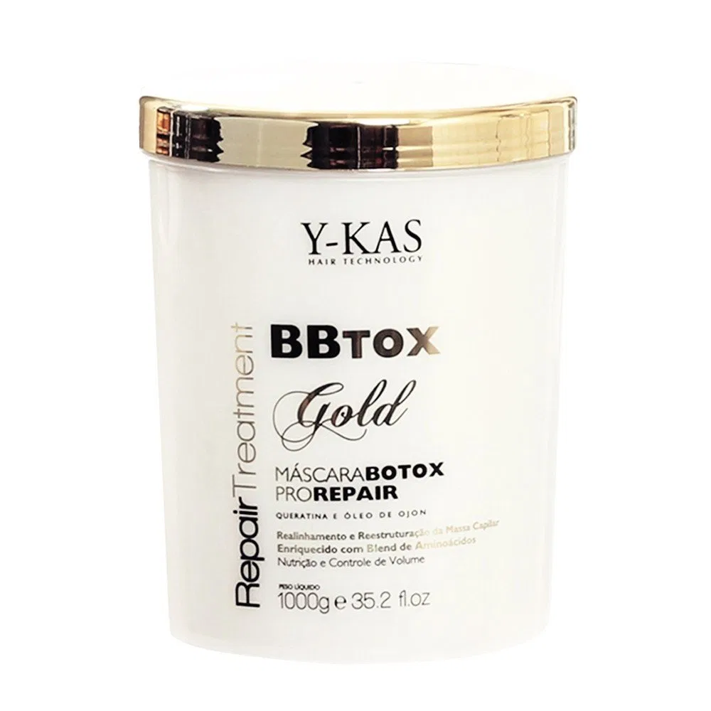 Маска для восстановления волос «BBTOX Gold Hair Repair Treatment Pro Repair Mask» от Y-kas Y-Kas