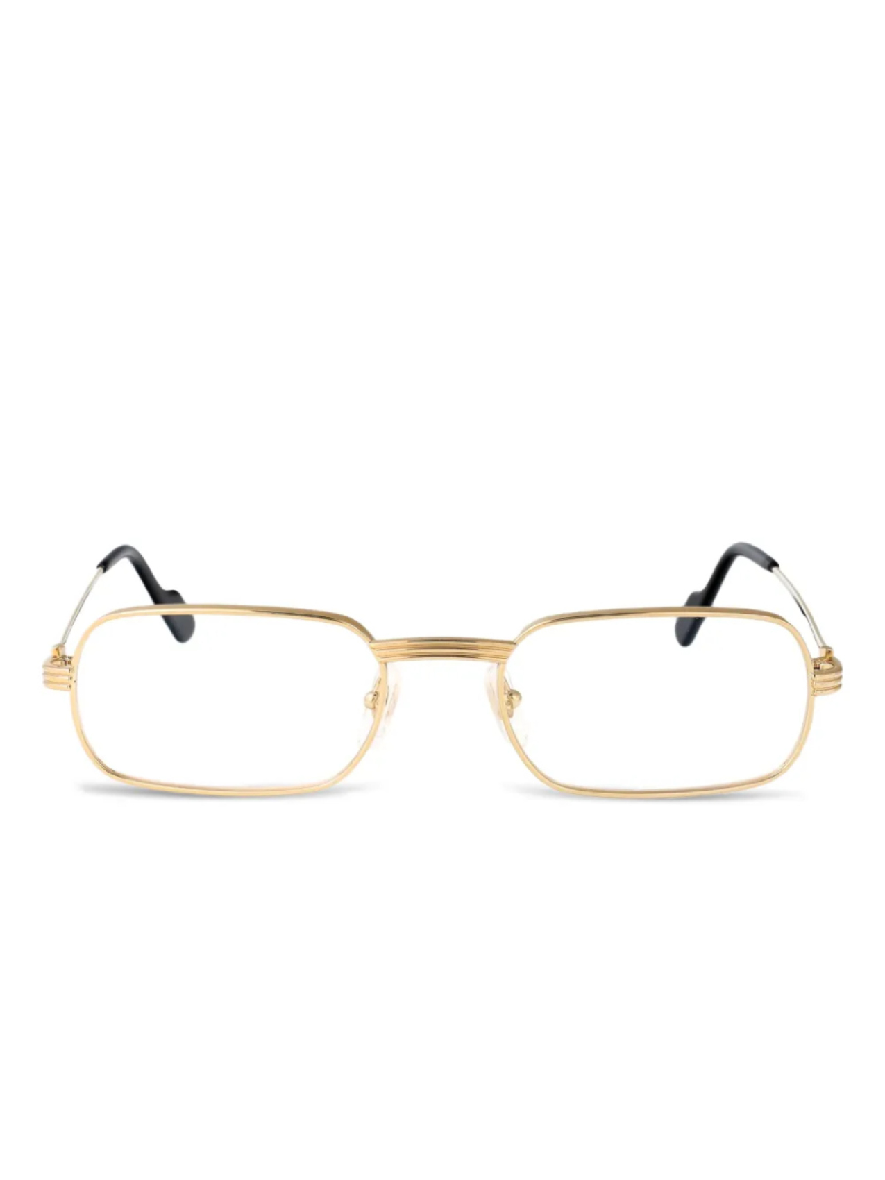 

Очки в квадратной оправе Cartier Eyewear, золотой