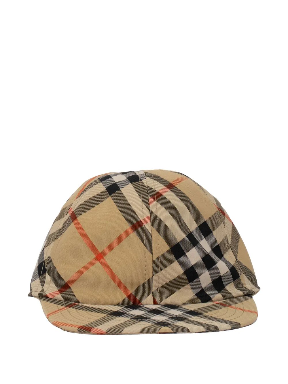 

Бейсболка в клетку BURBERRY KIDS, нейтральный