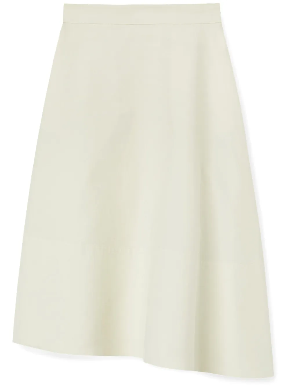 

Юбка миди асимметричного кроя JIL SANDER, белый