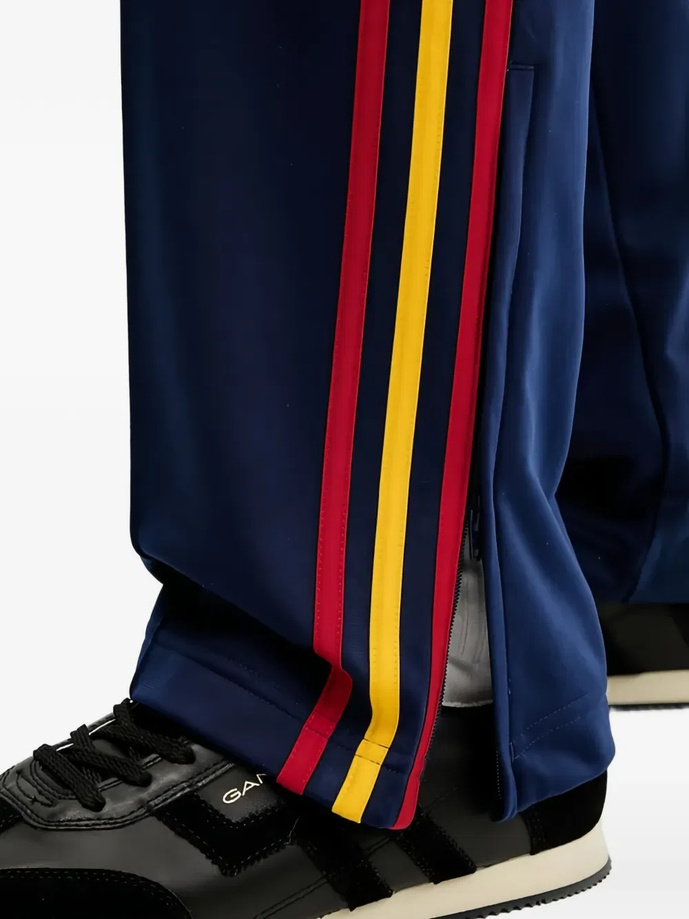 Спортивные брюки с полосатой отделкой Adidas, синий — фото 4