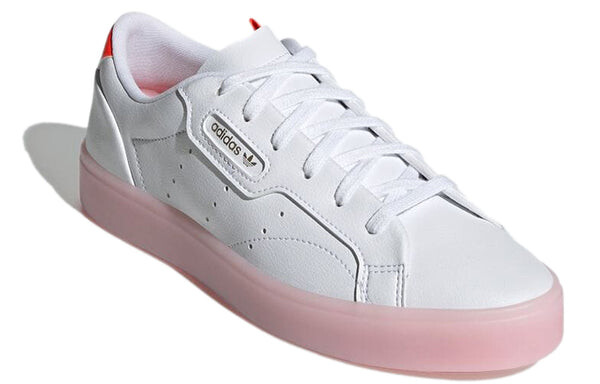 Кроссовки (WMNS) adidas Originals Sleek 'White Pink', белый — фото 3