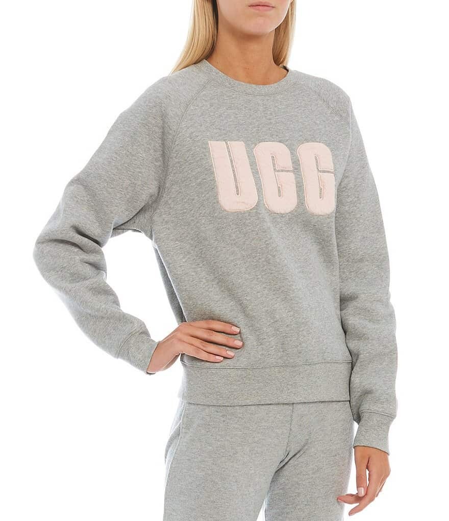 

Толстовка для отдыха UGG Madeline Fuzzy Logo с длинными рукавами, мультиколор