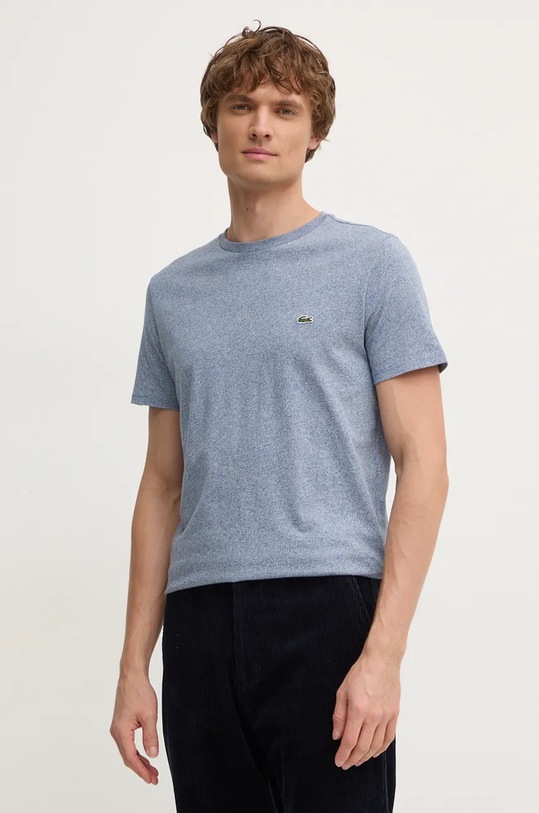 

Хлопковая футболка Lacoste, синий
