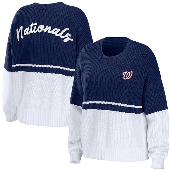 

Женский свитшот Washington Nationals в сине-белой гамме Wear By Erin Andrews, Серый, Женский свитшот Washington Nationals в сине-белой гамме Wear By Erin Andrews