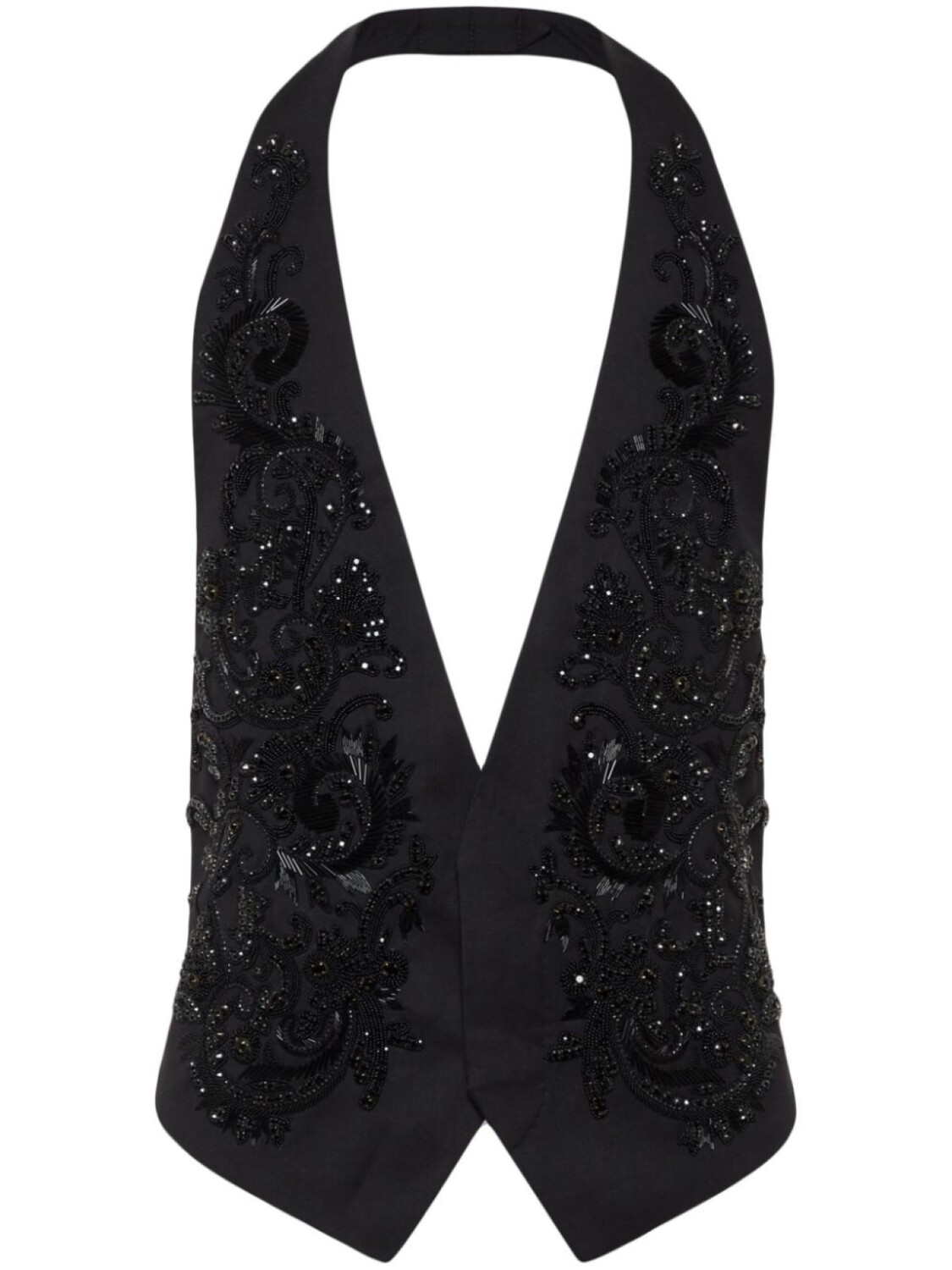 

DSQUARED2 жилет с пайетками, черный