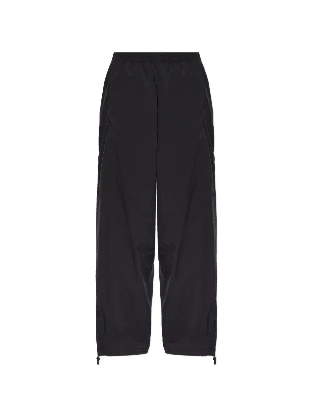 Спортивные брюки с кулиской по низу Alexander Wang, черный