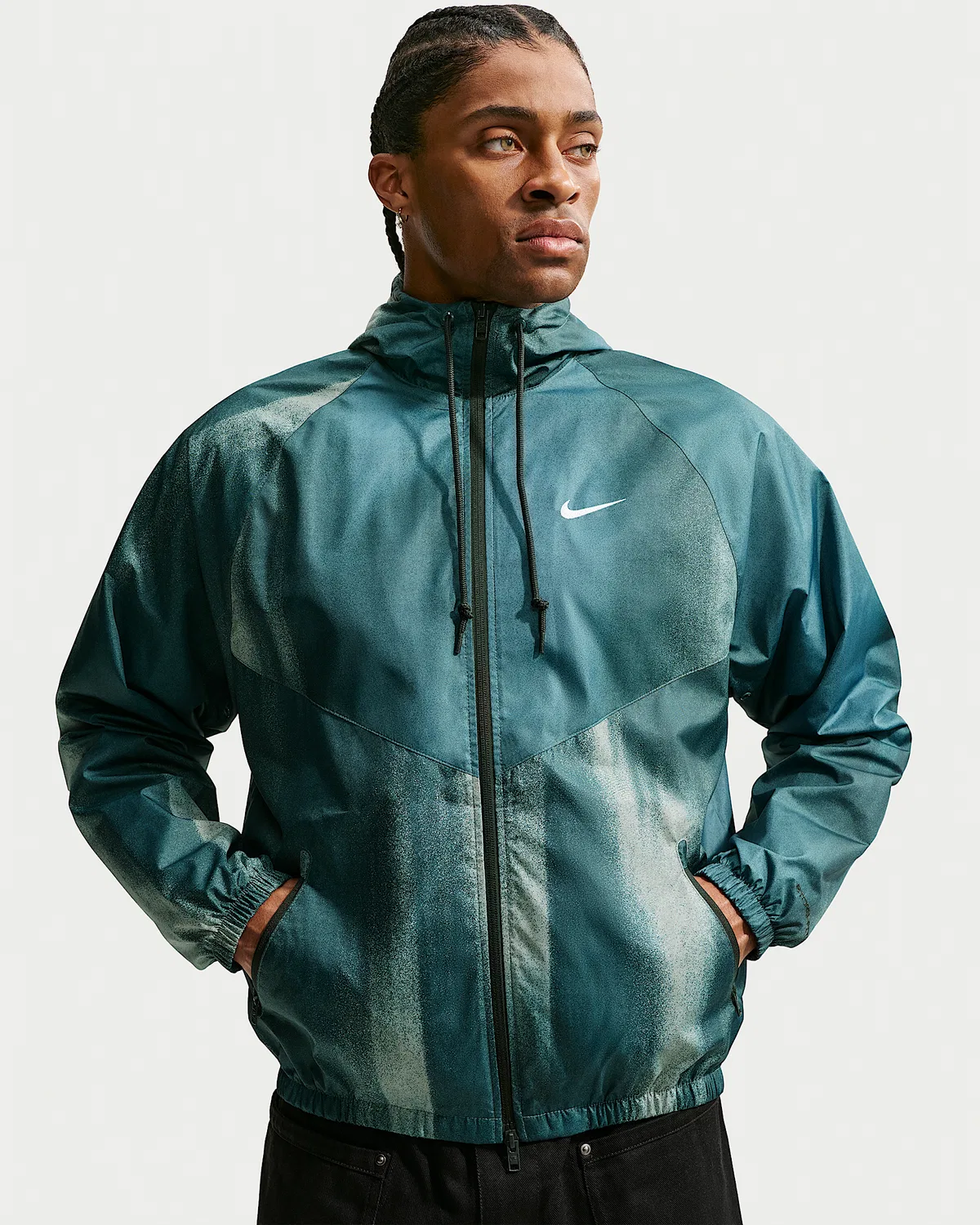 Мужская утепленная куртка Nike Windrunner "Sunset", Mineral Slate/White