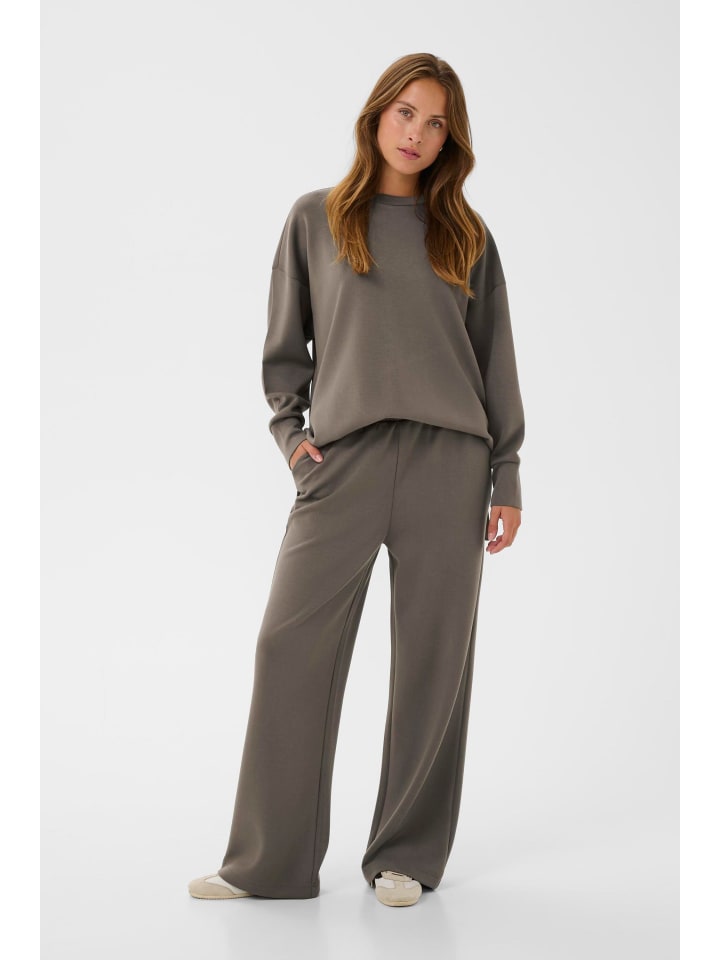 

Kaffe Повседневные брюки KAannika свободного кроя, цвет Morel