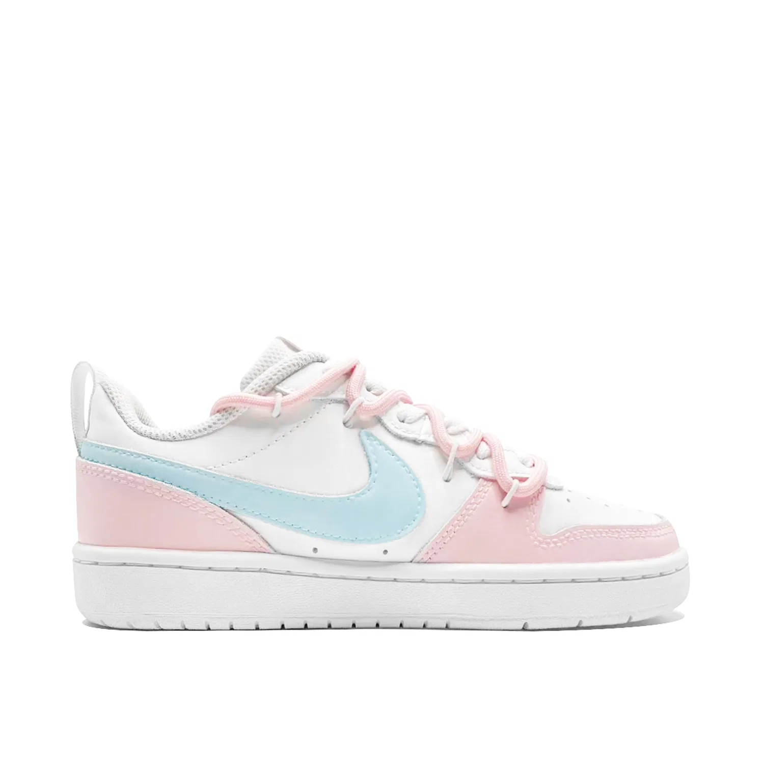 Кроссовки детские Nike Court Borough Pink Blue — фото 3