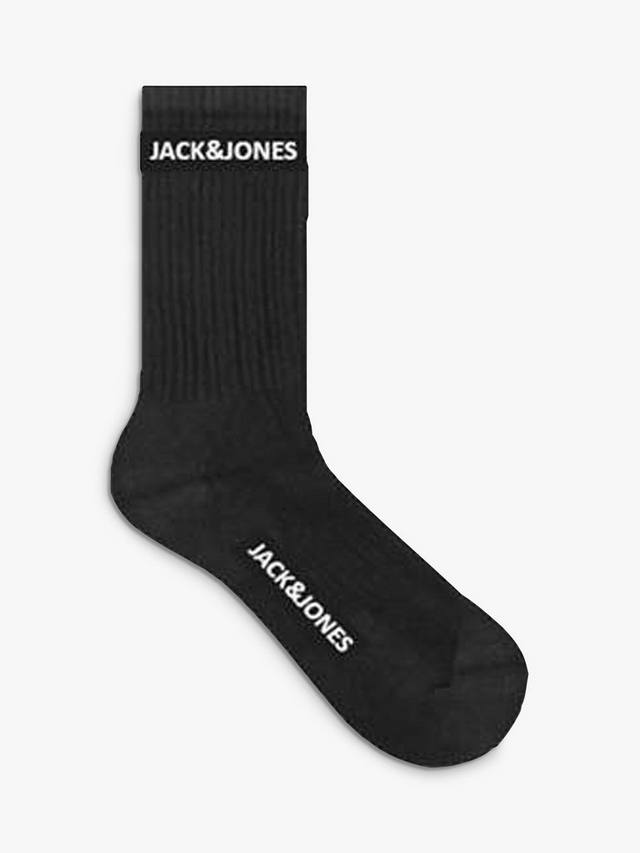 Детские теннисные носки Jack & Jones, Pack of 5, Black — фото 2