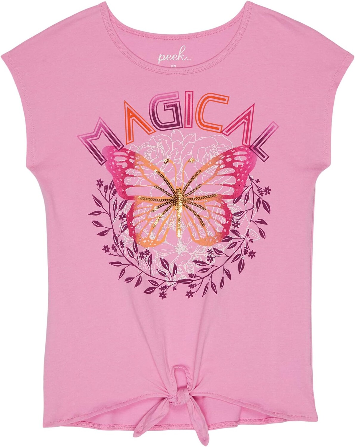 

Топ PEEK Magical Butterfly Tie Front Top, фиолетовый