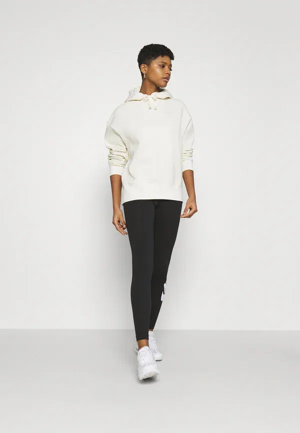 Штаны Nike Sportswear W nsw essntl lggng futura hw leggings, черно-белые — фото 2