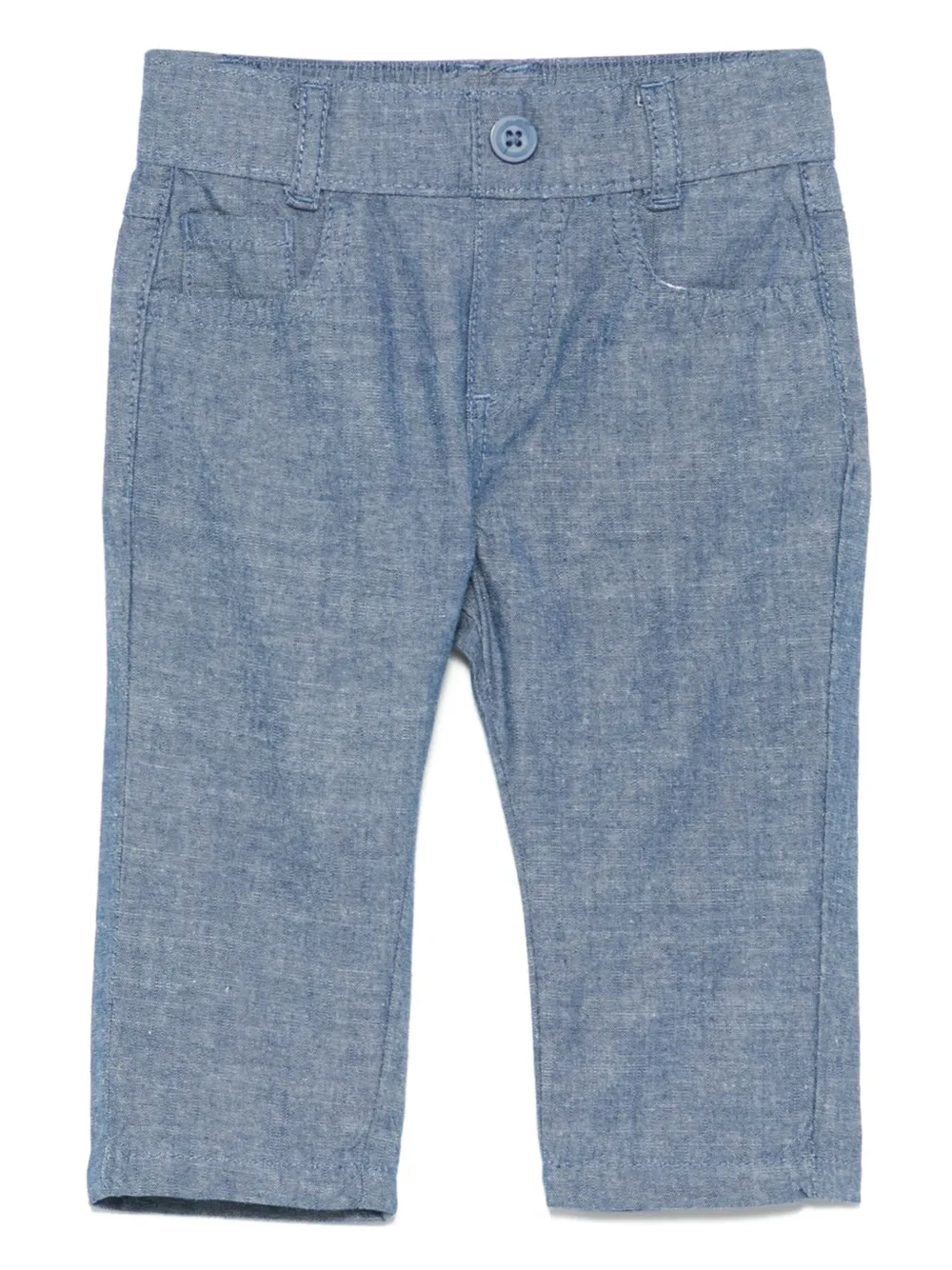 

Брюки из ткани шамбре TRUSSARDI JUNIOR, синий