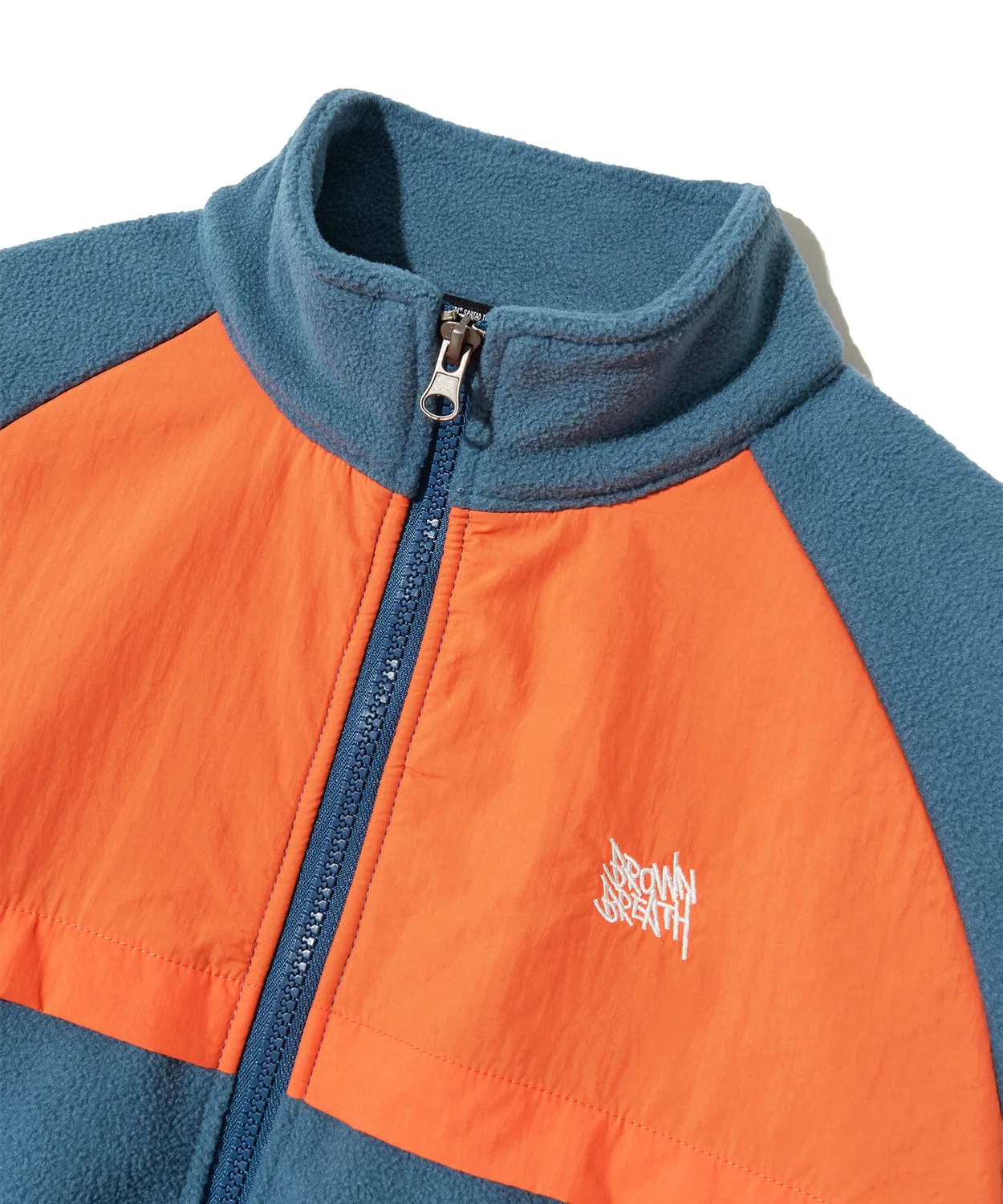 Детская флисовая куртка на молнии Polar Fleece мятная от Brownbreath Kids — фото 4