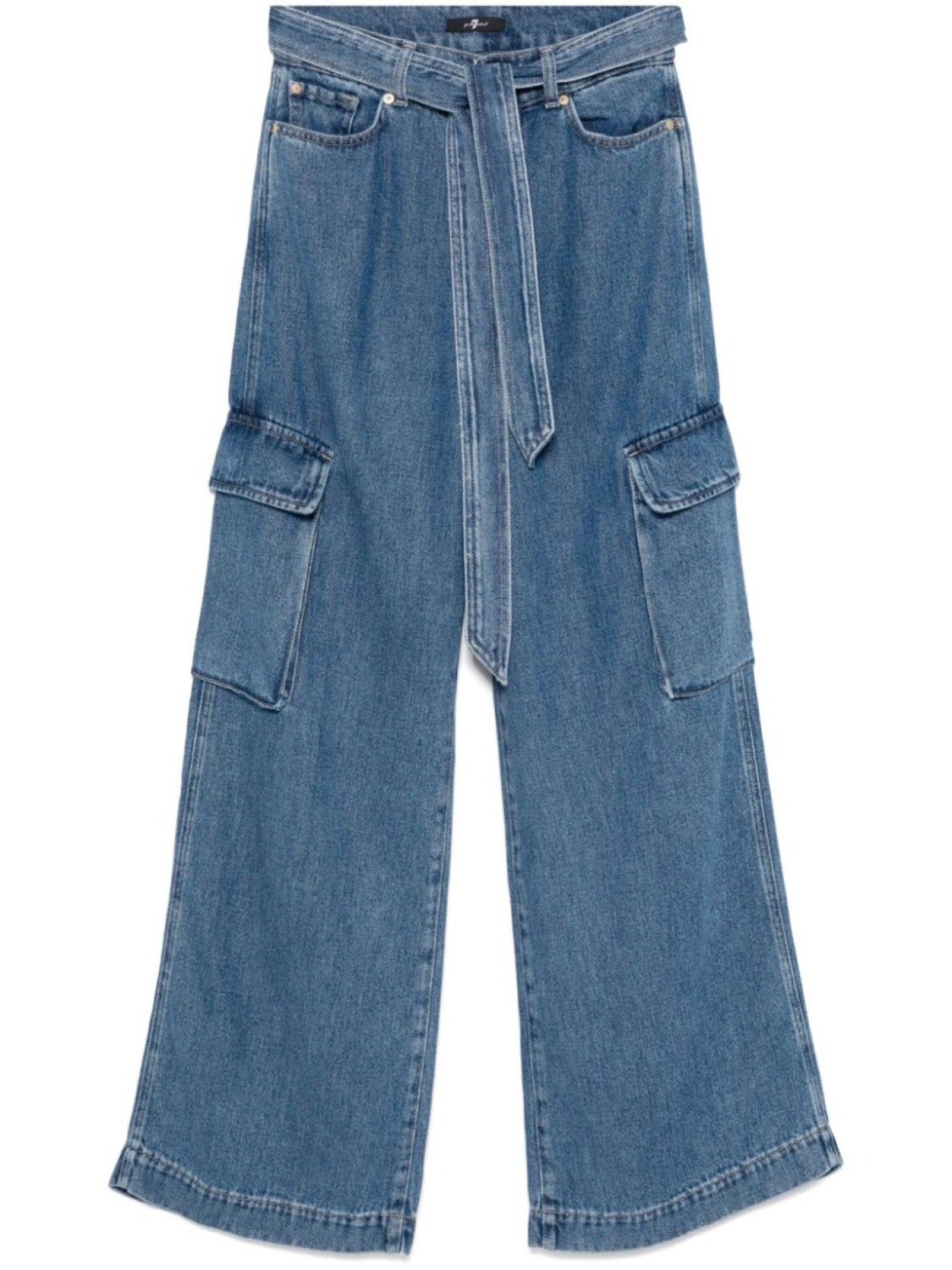 

7 For All Mankind джинсы Cargo Palazzo Dream On, синий