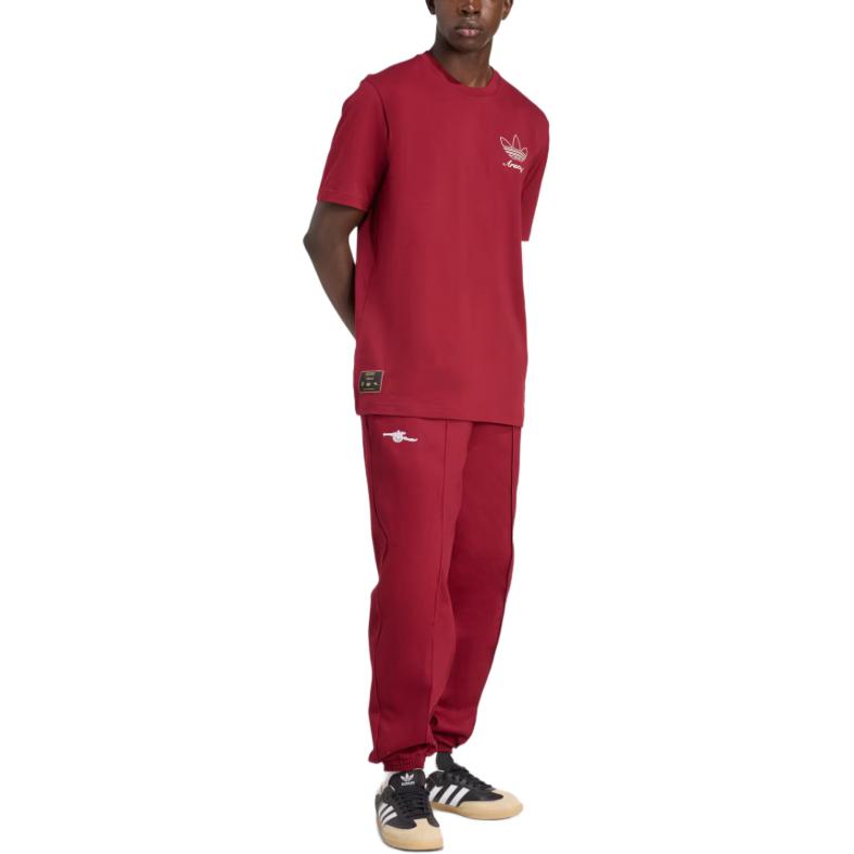Футболка с принтом Arsenal Terrace Icons Adidas Originals, Team Coll Burgundy 2 — фото 4