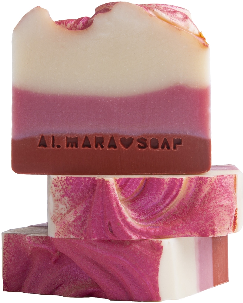 

Дизайнерское мыло ручной работы с сочной малиной Almara Soap, 100 гр